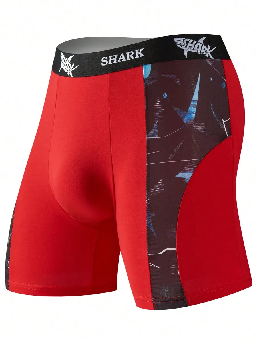 Red Spliced Mesh Boxer Shorts  – Mesh Sport Boxer recenzja i cena