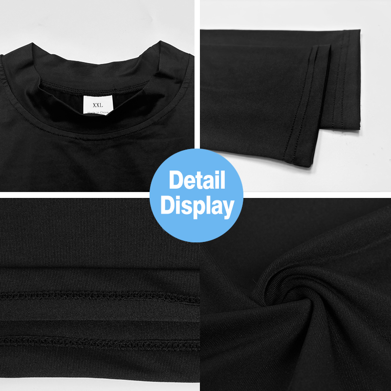 Men's Turtleneck Long-Sleeved  – T Shirt Tight Fit recenzja i cena