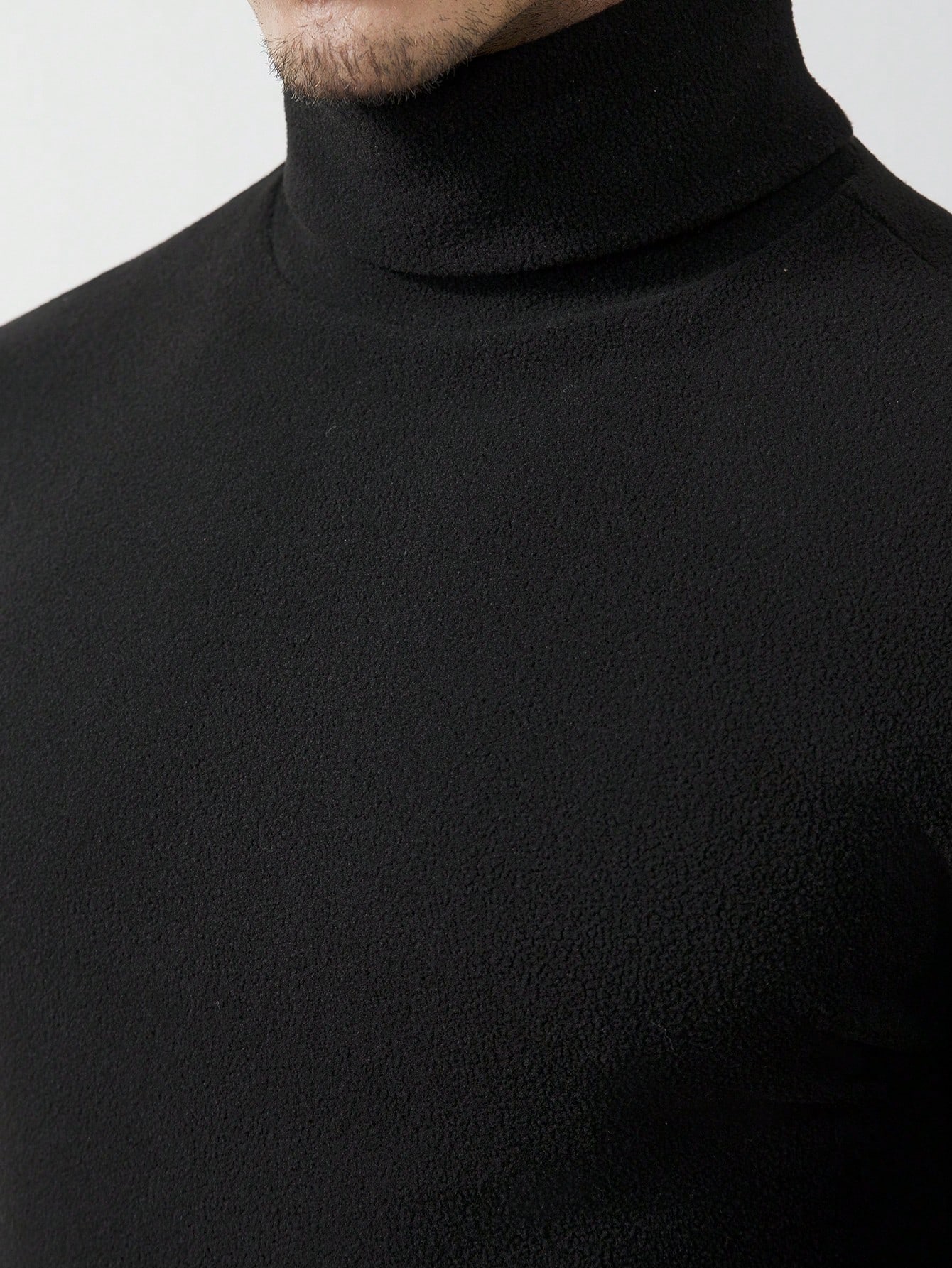 Men's Black High-Neck Long Sle – Base Layer Top recenzja i cena