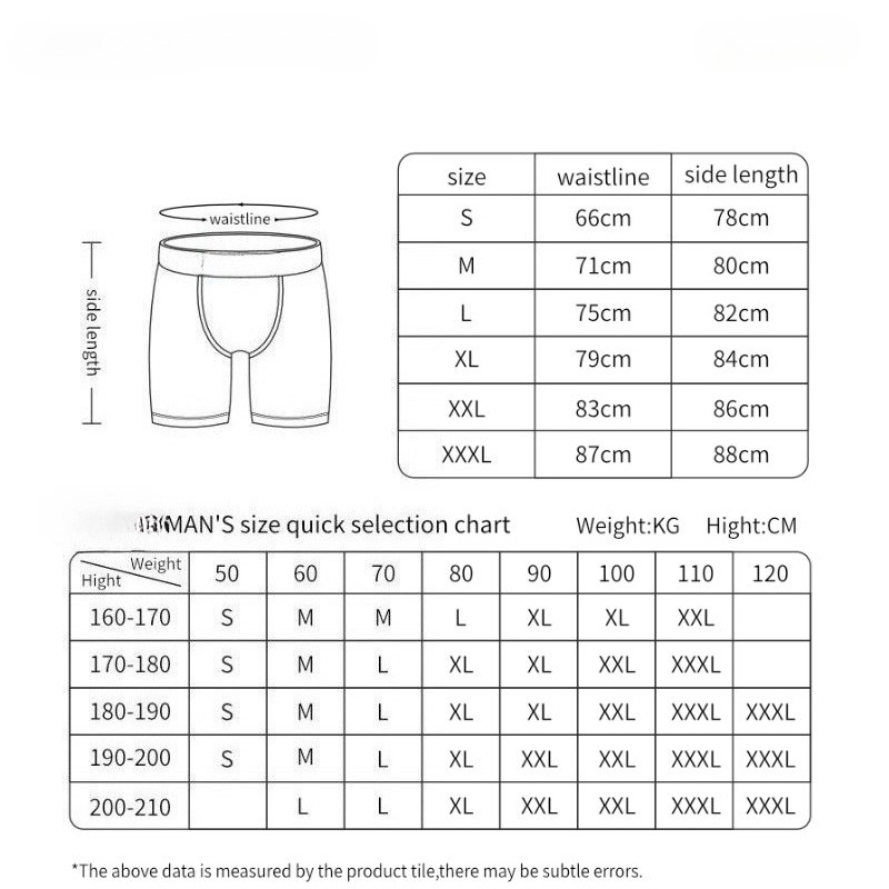 ETHIKA 6Pcs Men Underwear Boxe – Trunk Breathable Men recenzja i cena