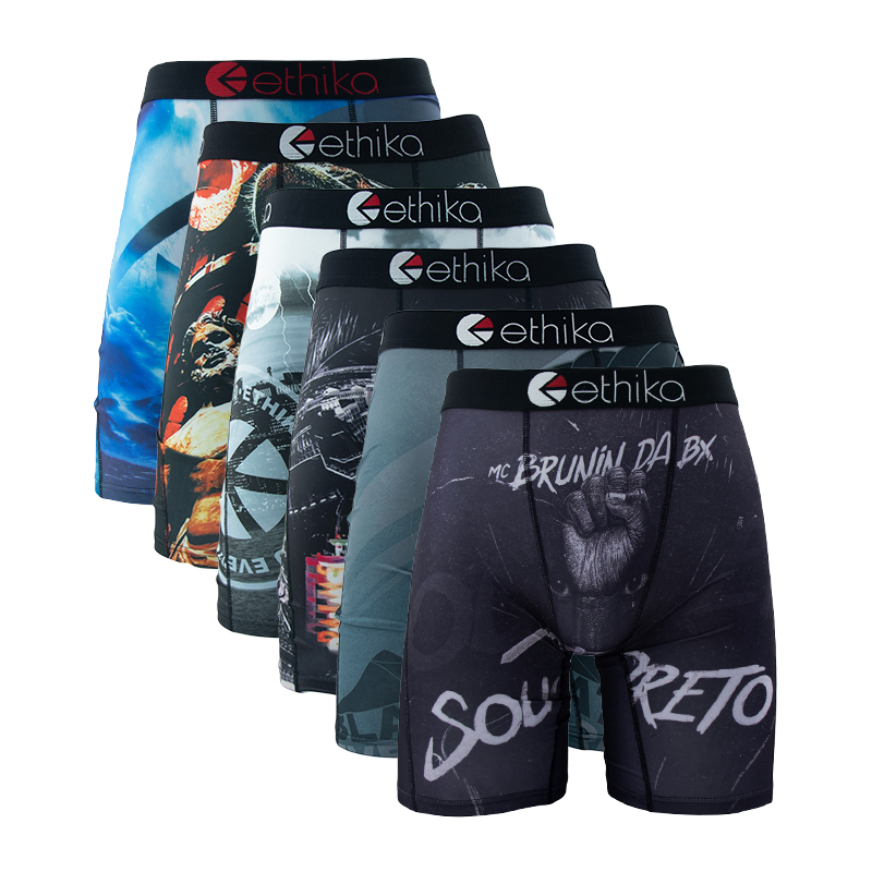 ETHIKA 6Pcs Men Underwear Boxe – Trunk Breathable Men recenzja i cena