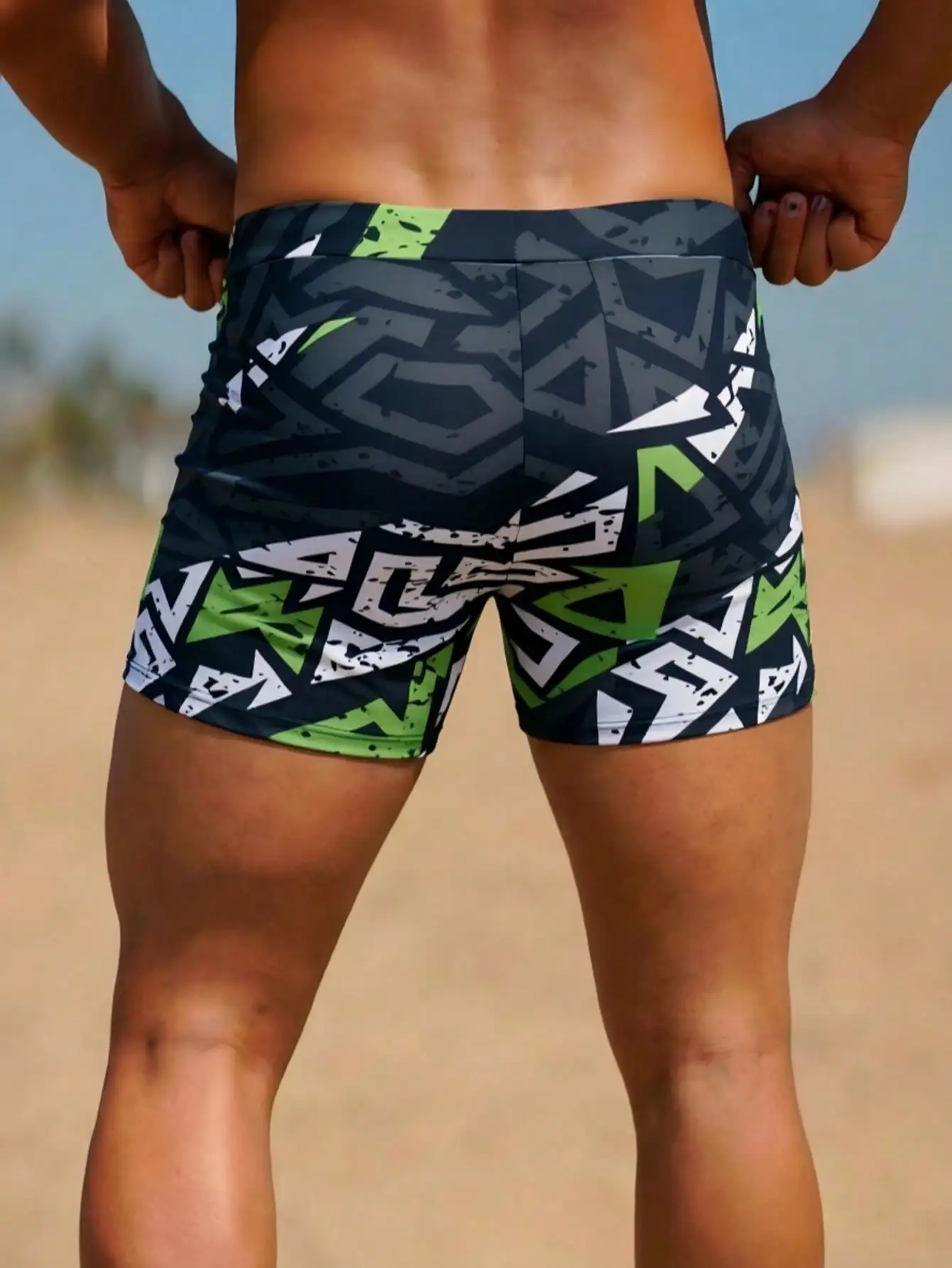 Men's Fashion Printed Pattern  – Bamboo Fiber Trunk recenzja i cena