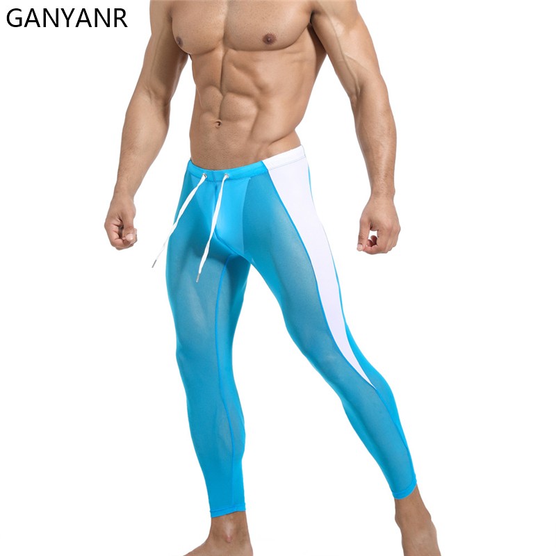 GANYANR Running Tights Men Com – Compression Long Pant recenzja i cena