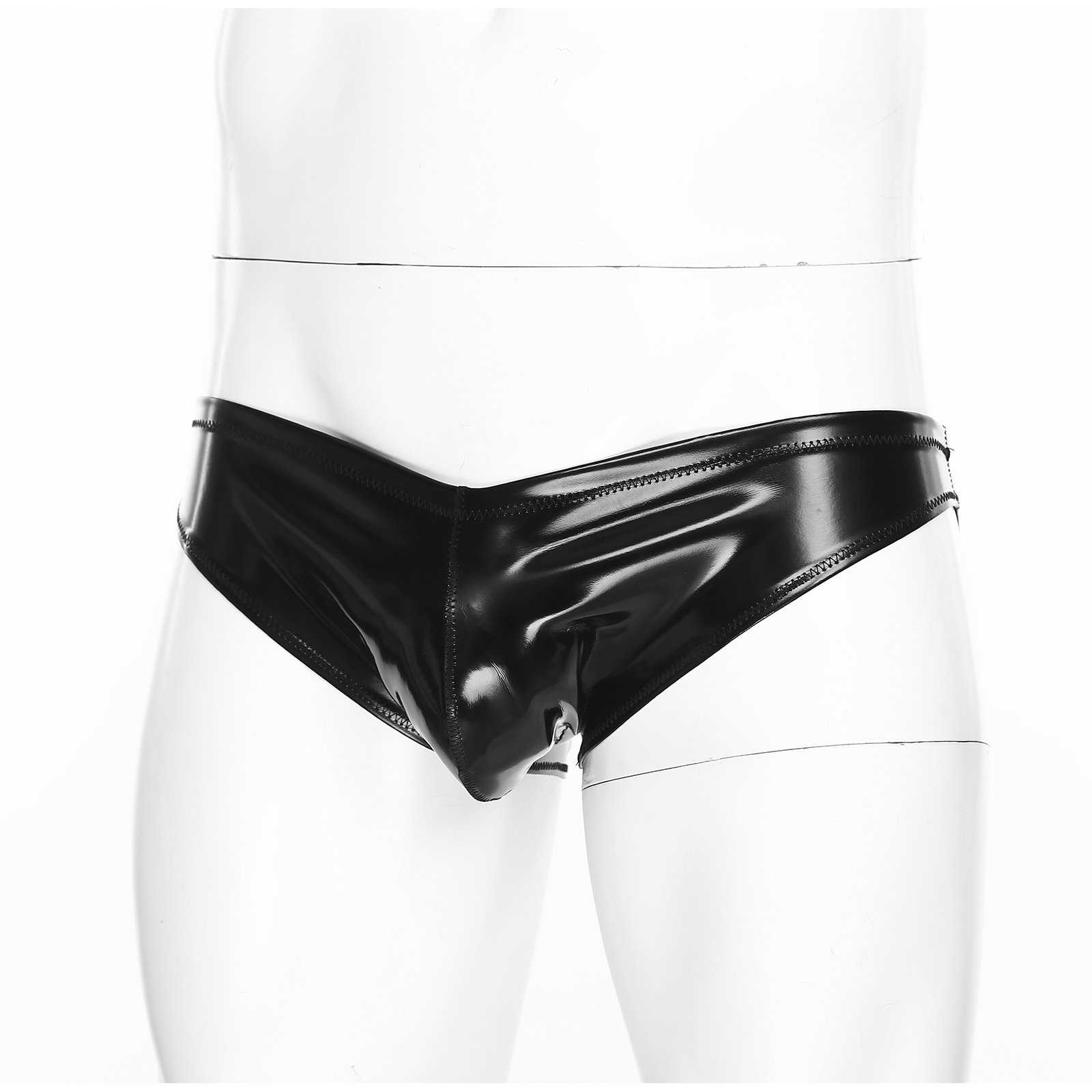 Mens Glossy Latex Briefs Paten – Pouch Boxer Pouch recenzja i cena