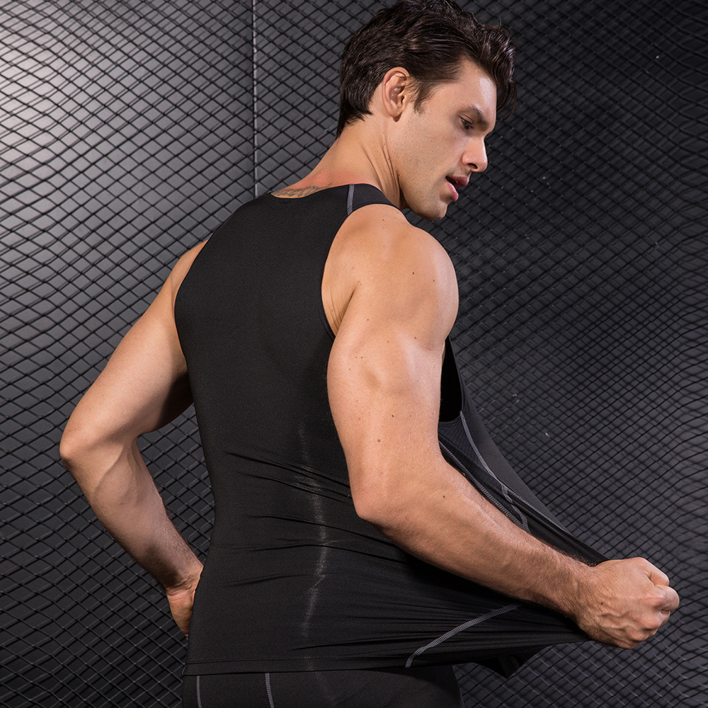 Men Black Sport Skinny Vest Ti – Base Layer Top recenzja i cena