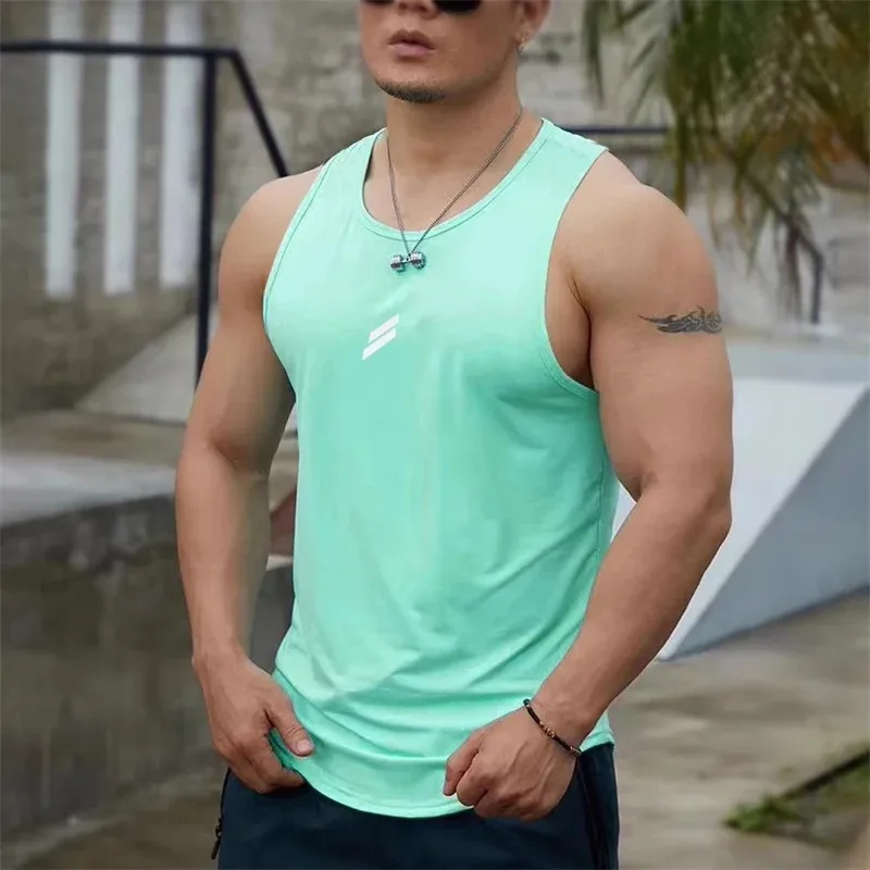 2026 Summer Men's tank top Cas – Sleeveless Undershirt recenzja i cena
