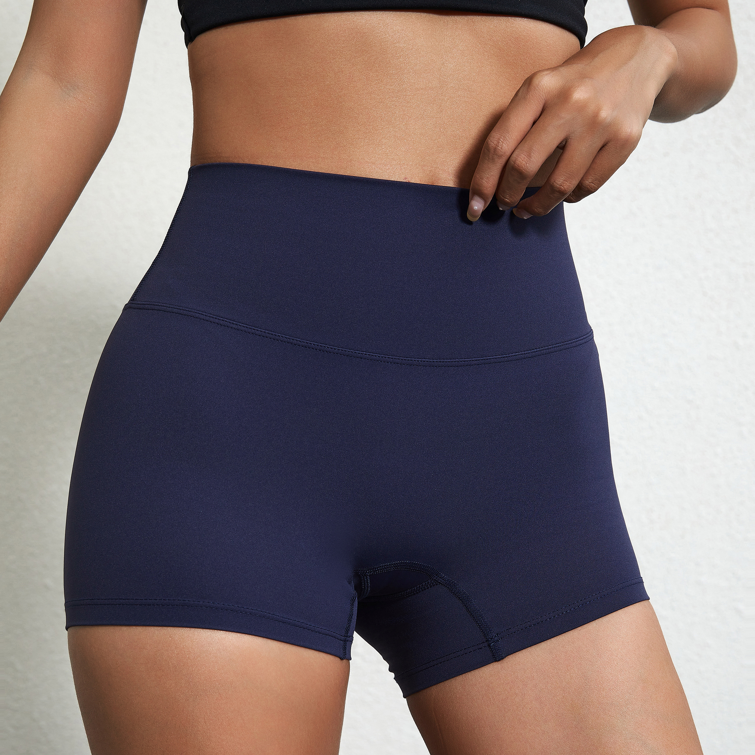 Sexy Solid Color High Waist Yo – Compression Shorts Athletes recenzja i cena