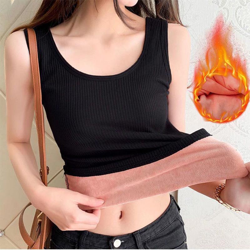Thermal Vest Women Sexy Winter – Undershirt Crew Neck recenzja i cena