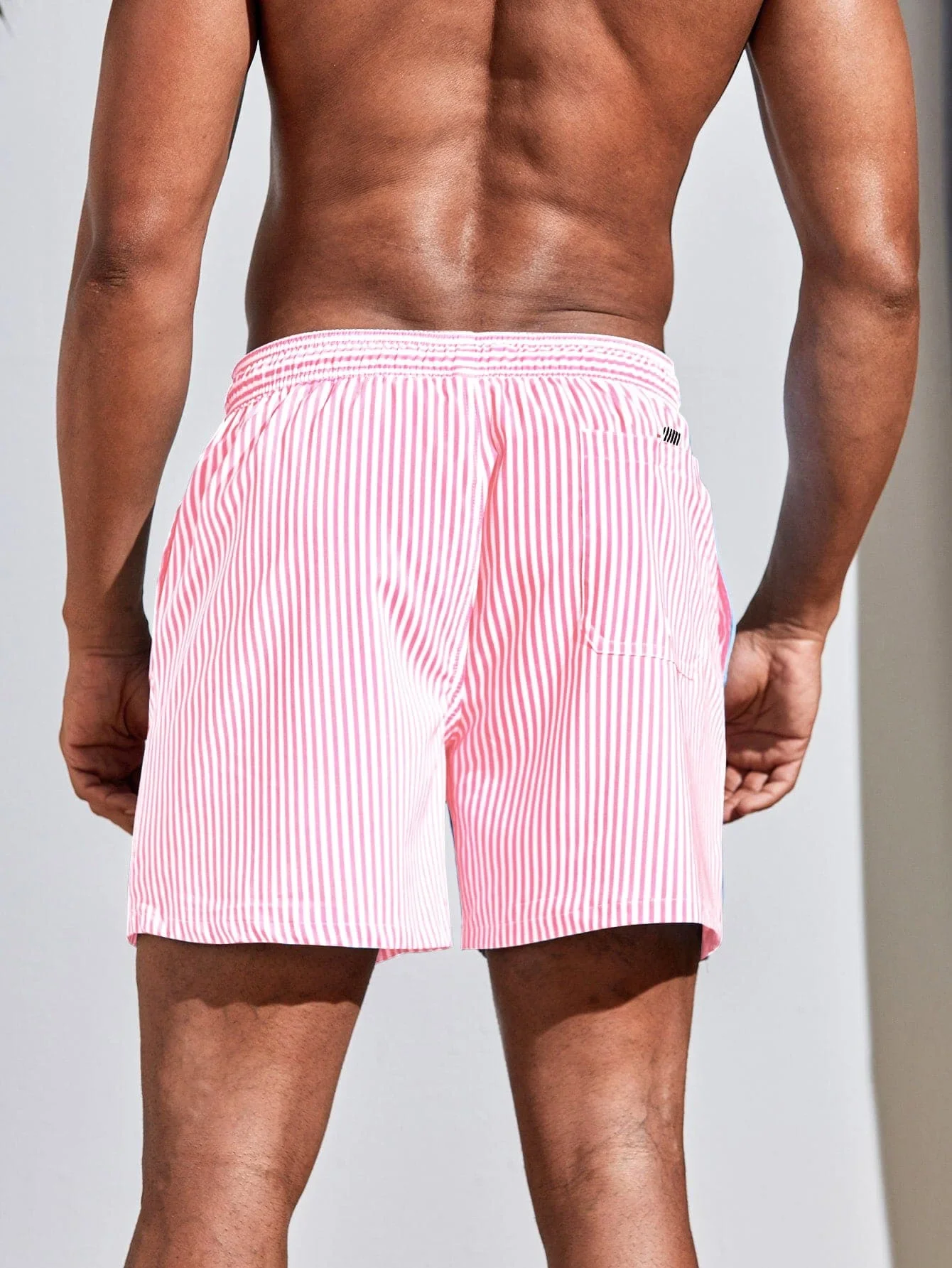 Men Vertical Striped Drawstrin – Bamboo Fiber Trunk recenzja i cena