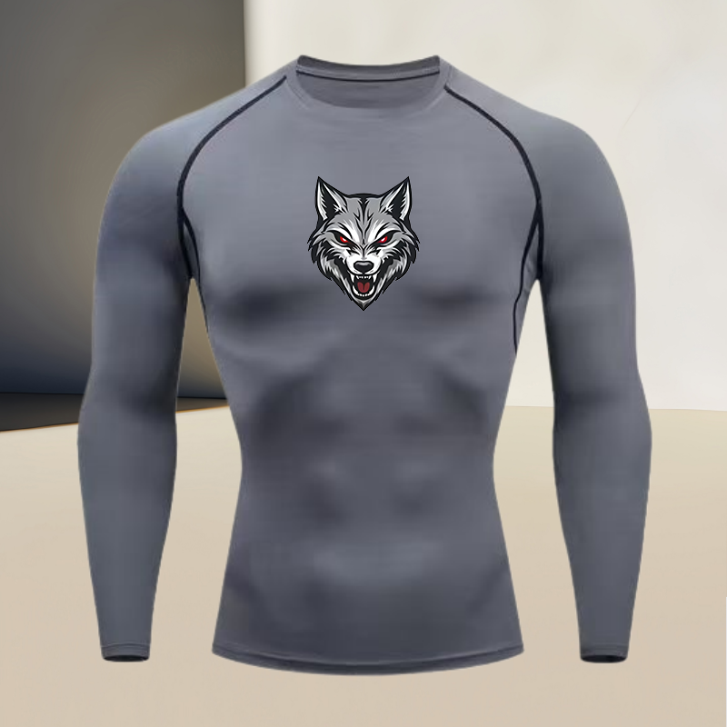 Men's long sleeved round neck  – T Shirt Tight Fit recenzja i cena