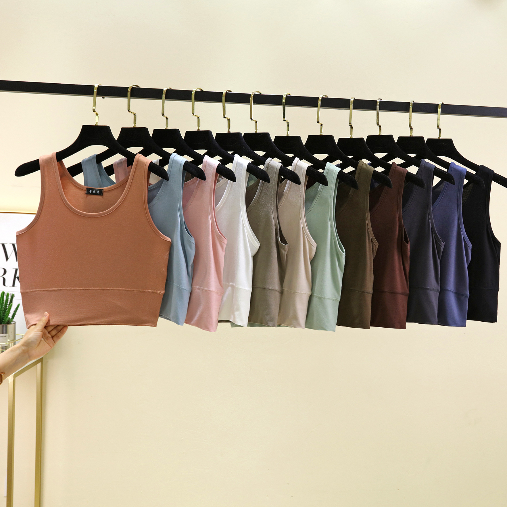 Modal O Neck cropped top Elast – Sleeveless Undershirt recenzja i cena