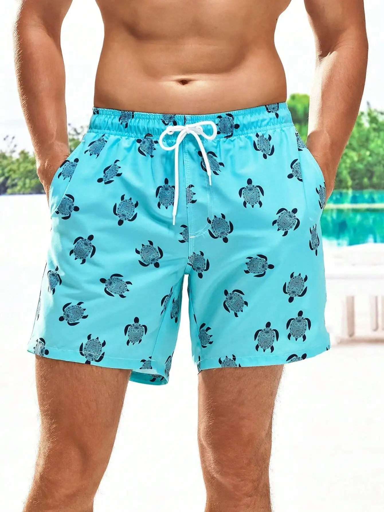 Men's Beach Shorts Summer Fash – Bamboo Fiber Trunk recenzja i cena