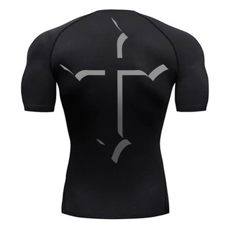 Cross Print Compression Shirt  – Base Layer Top recenzja i cena