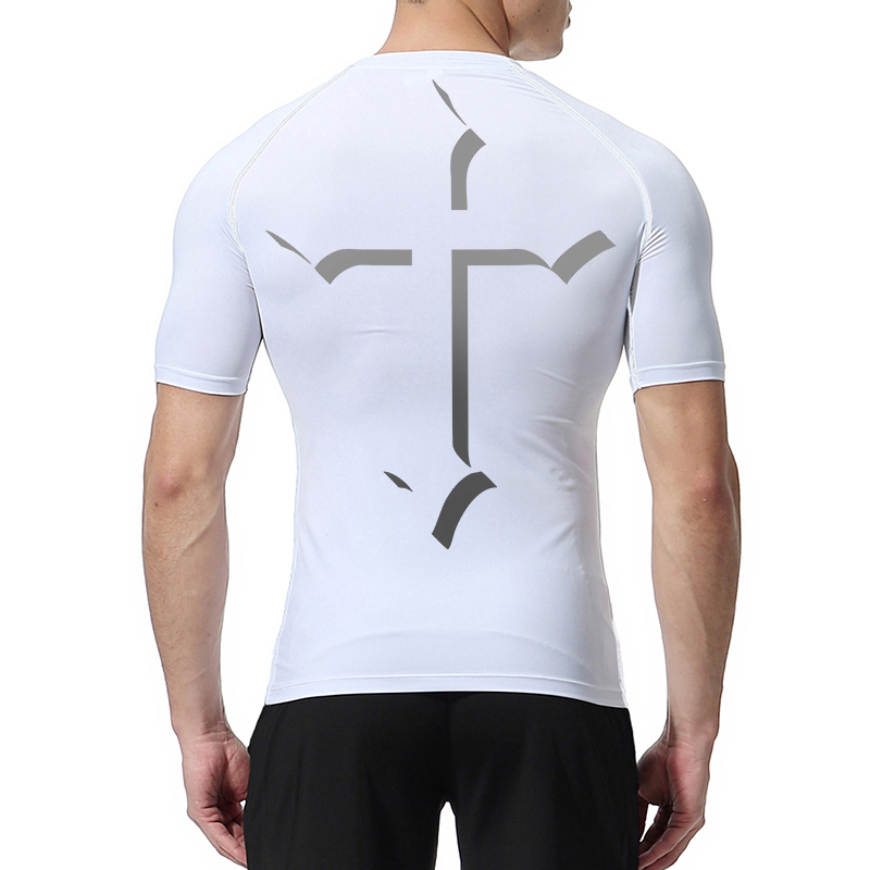 Cross Print Compression Shirt  – Base Layer Top recenzja i cena