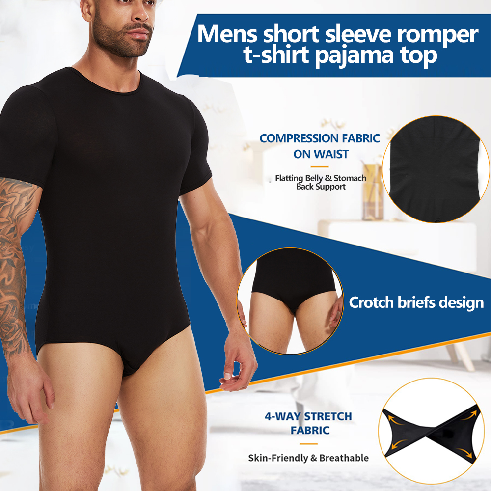 Short Sleeve Full Body Shaper  – Undershirt Crew Neck recenzja i cena