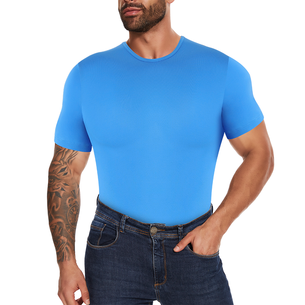 Short Sleeve Full Body Shaper  – Undershirt Crew Neck recenzja i cena