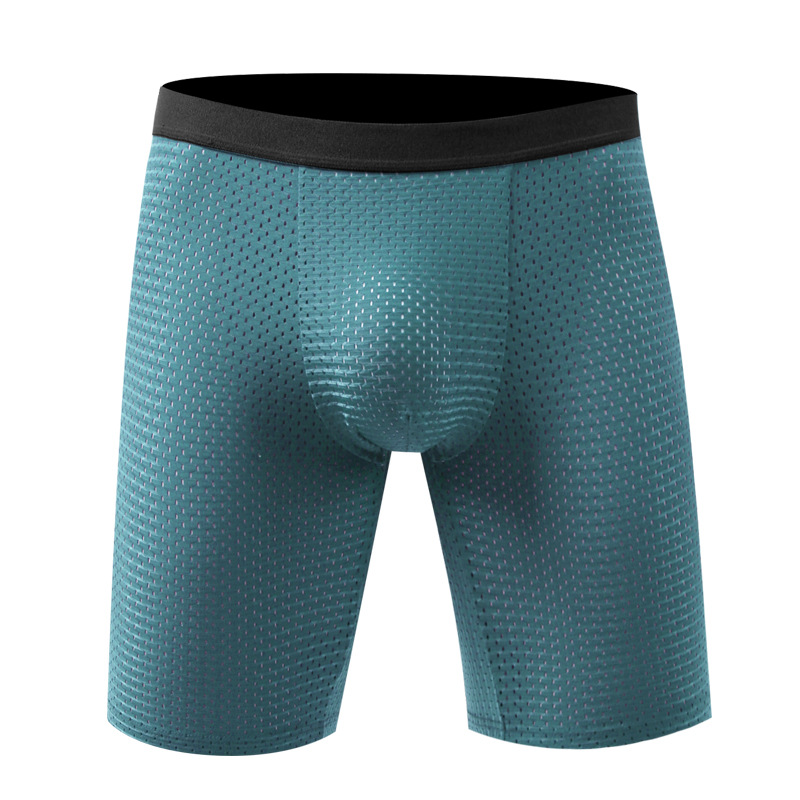 Men's Boxers Shorts Ice Silk M – Long Leg Trunk Men recenzja i cena