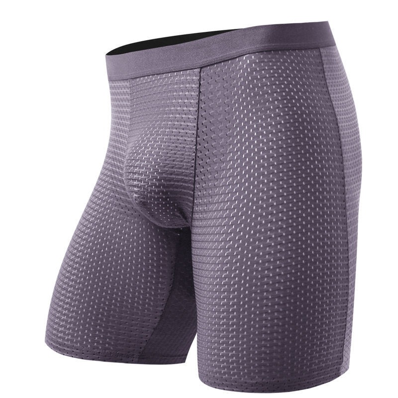 Men's Boxers Shorts Ice Silk M – Long Leg Trunk Men recenzja i cena