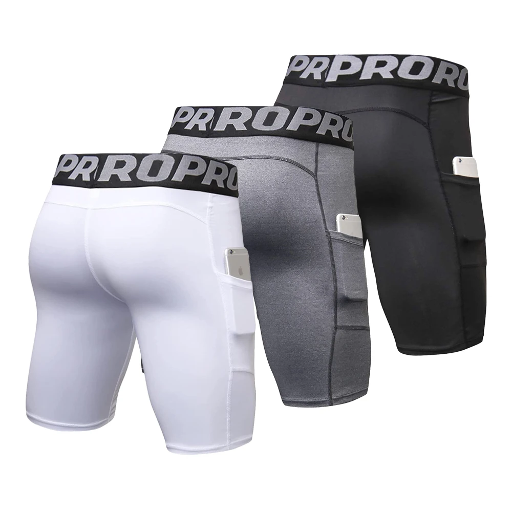 Mens Gym Shorts with Pockets W – Compression Shorts Athletes recenzja i cena