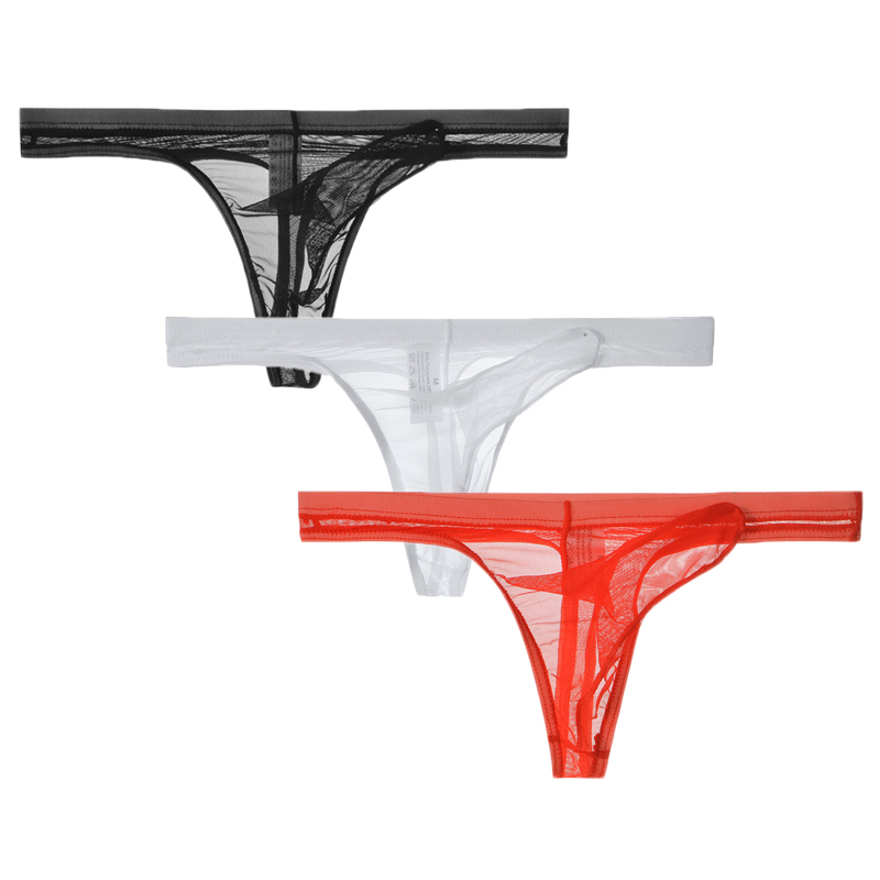 3Pcs/lot Men Underwear T-Back  – Multi Pack Underwear recenzja i cena