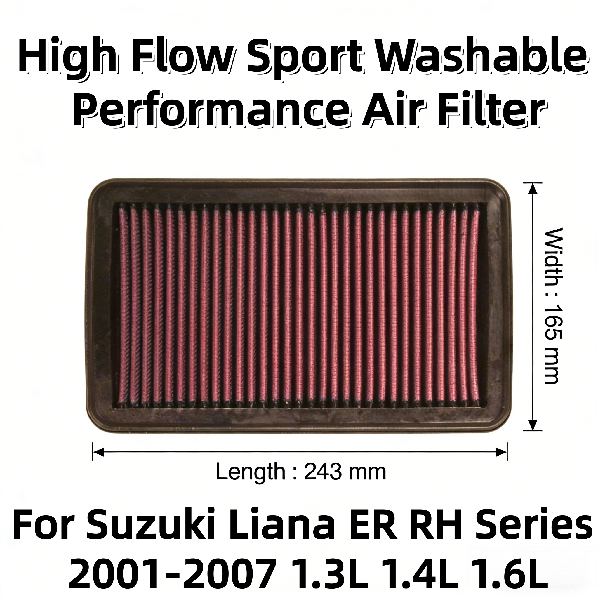 For Suzuki Liana ER RH Series  – Performance Boxer Sport recenzja i cena