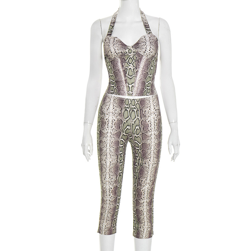 Serpentine Print Women Sexy 2  – Suspender Tank Top recenzja i cena