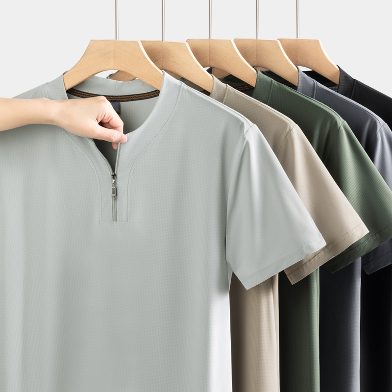 Big Size 9XL Men's Ice Silk He – T Shirt Tight Fit recenzja i cena