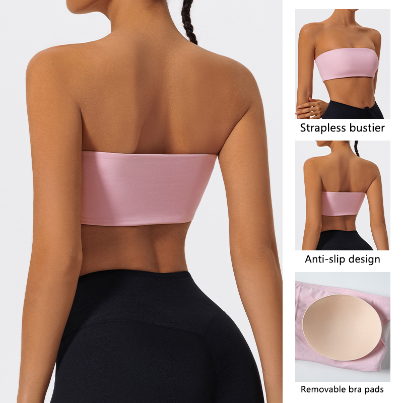 Strapless Sports Bra Gym Crop  – Quick Dry Underwear recenzja i cena