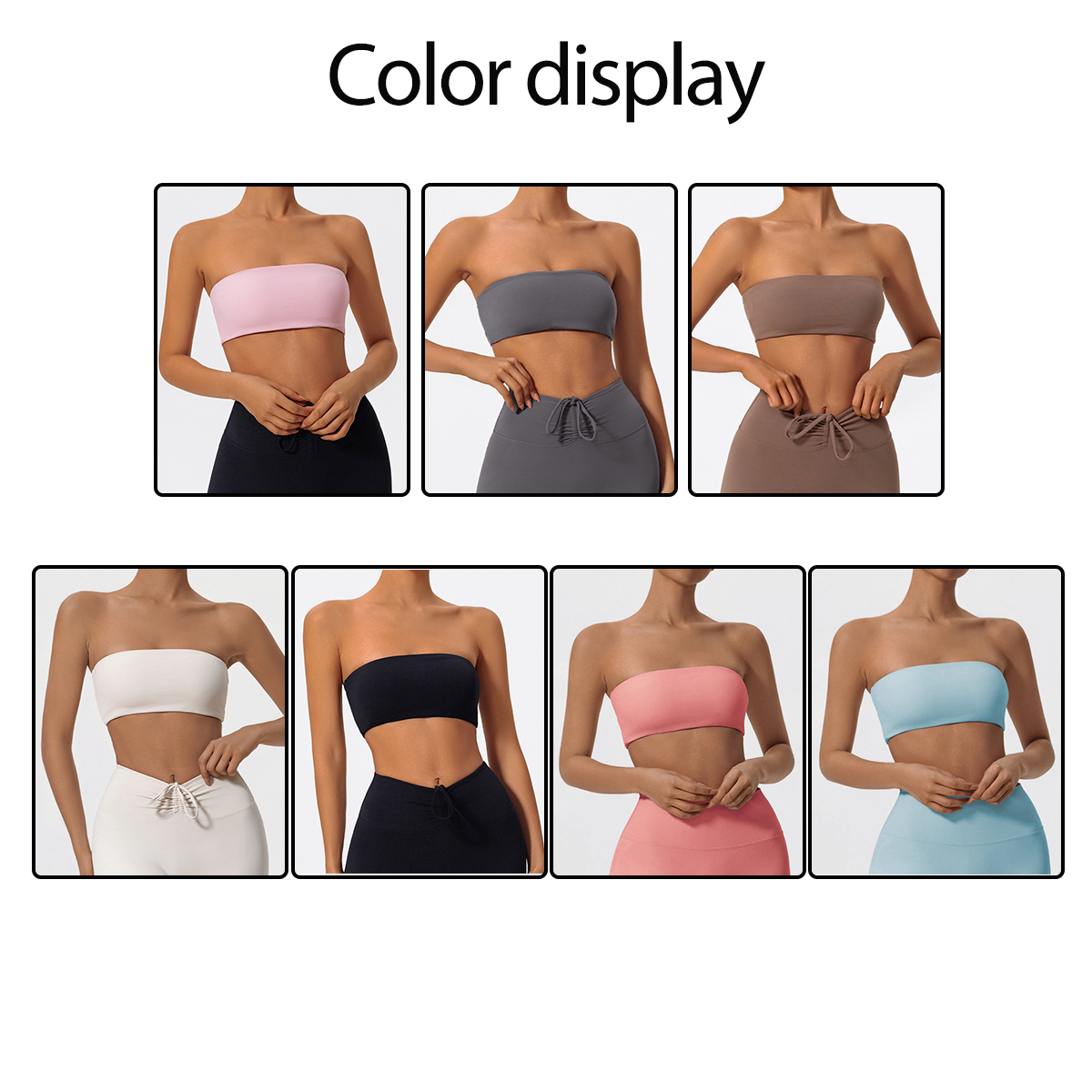 Strapless Sports Bra Gym Crop  – Quick Dry Underwear recenzja i cena