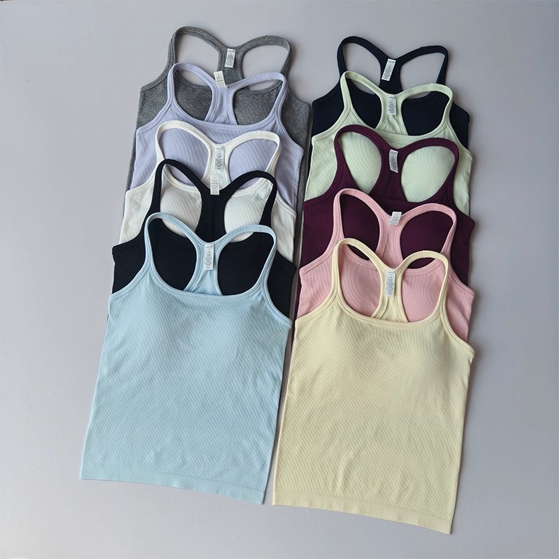 Summer Women's Yoga Camisole S – Tank Top Ribbed recenzja i cena