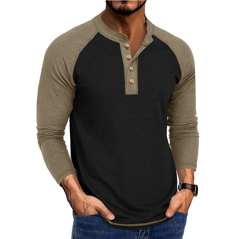 Men's New Long Sleeve Henley S – Base Layer Top recenzja i cena
