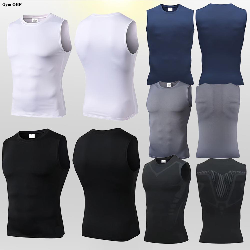 Men's Compression Tank Tops Gy – Sleeveless Undershirt recenzja i cena