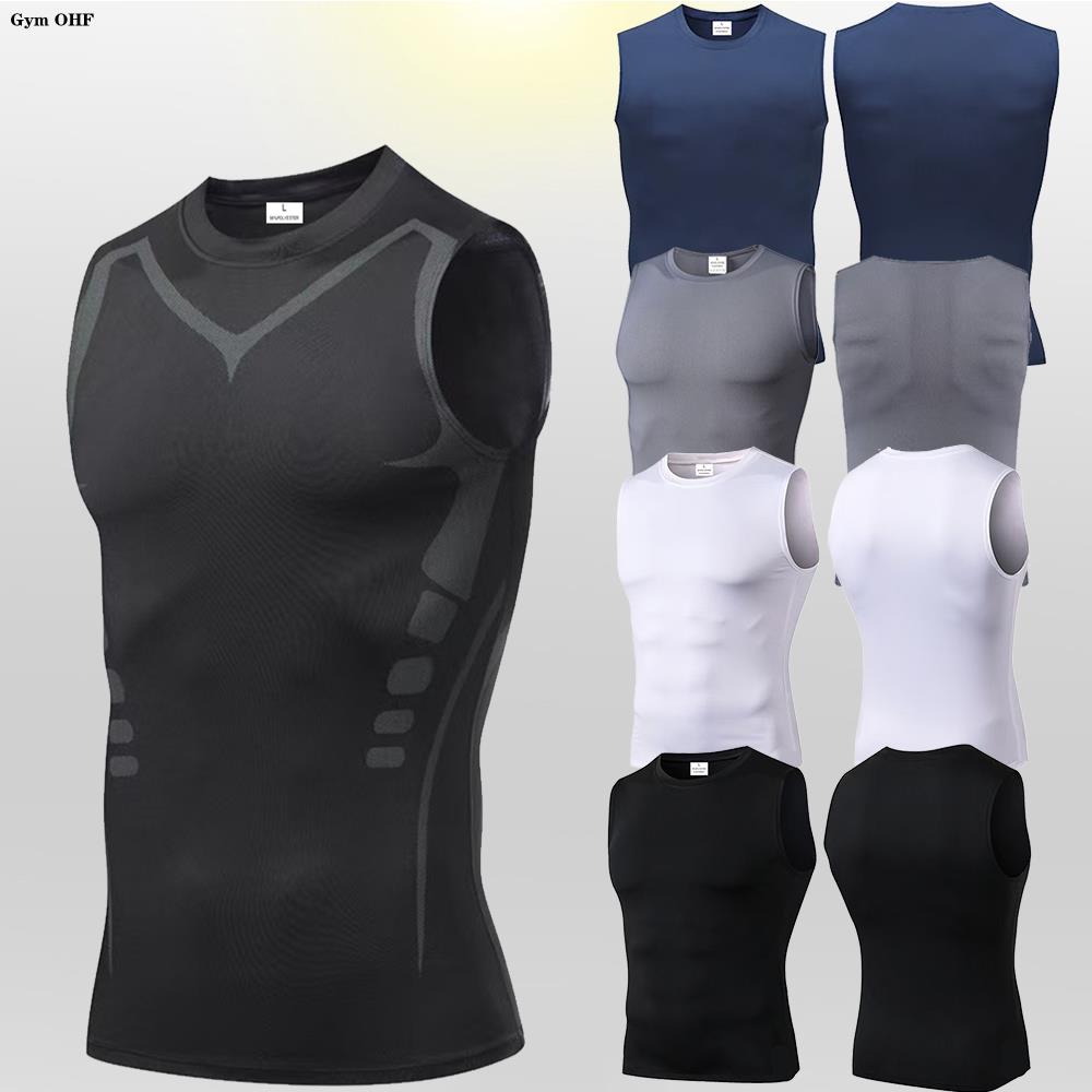 Men's Compression Tank Tops Gy – Sleeveless Undershirt recenzja i cena