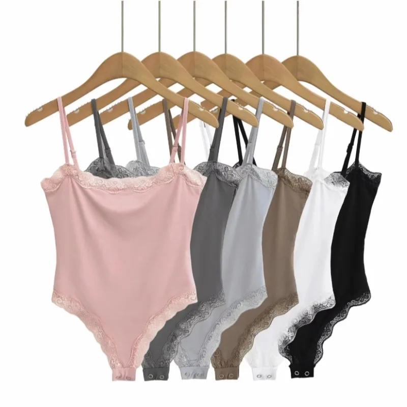 Women's Square Neck Lace Bodys – Suspender Tank Top recenzja i cena