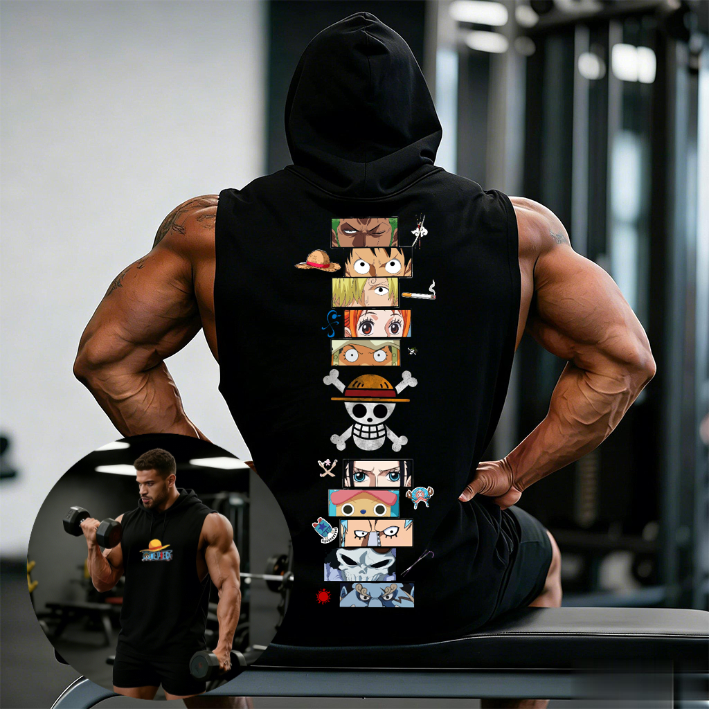 One Piece Anime Hoodie Sleevel – Sleeveless Undershirt recenzja i cena