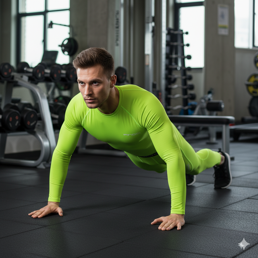 FINDCI Men's Sports Running Se – Compression Long Pant recenzja i cena