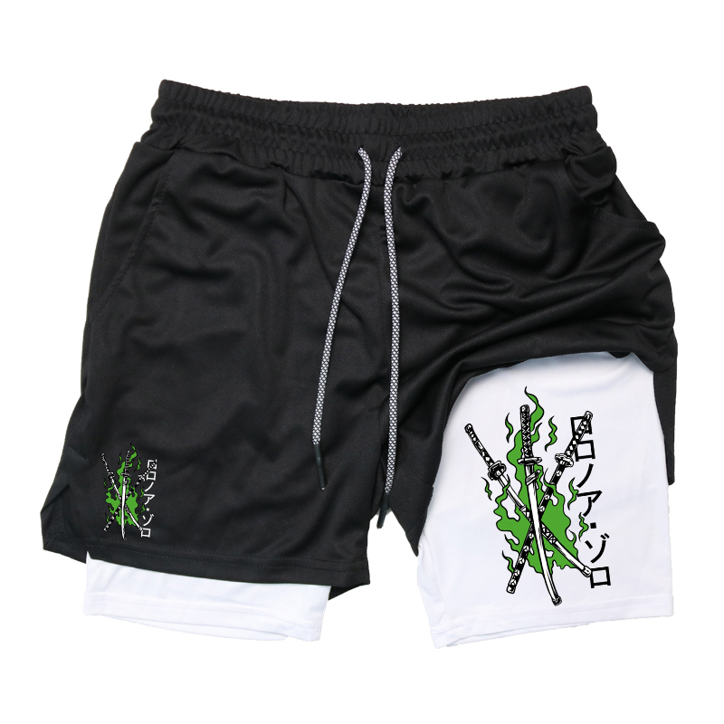 Print 2 in 1 Running Shorts fo – Compression Shorts Athletes recenzja i cena