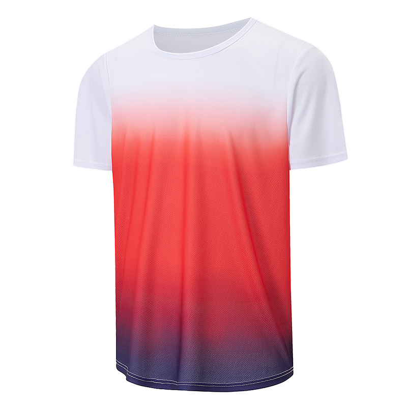 1/3 piece men's summer gradien – Undershirt Crew Neck recenzja i cena