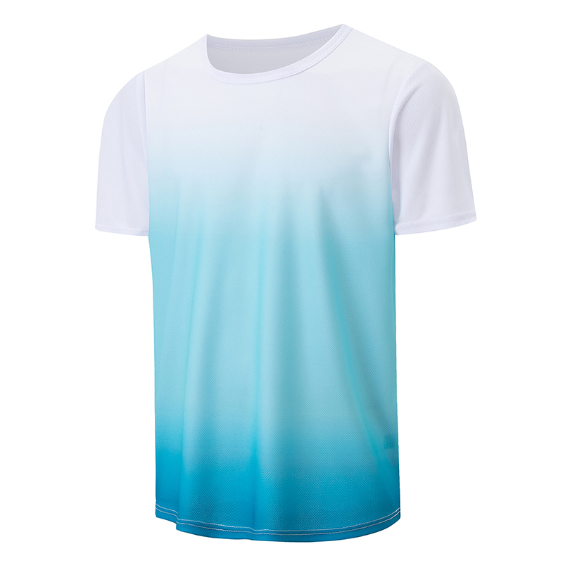 1/3 piece men's summer gradien – Undershirt Crew Neck recenzja i cena